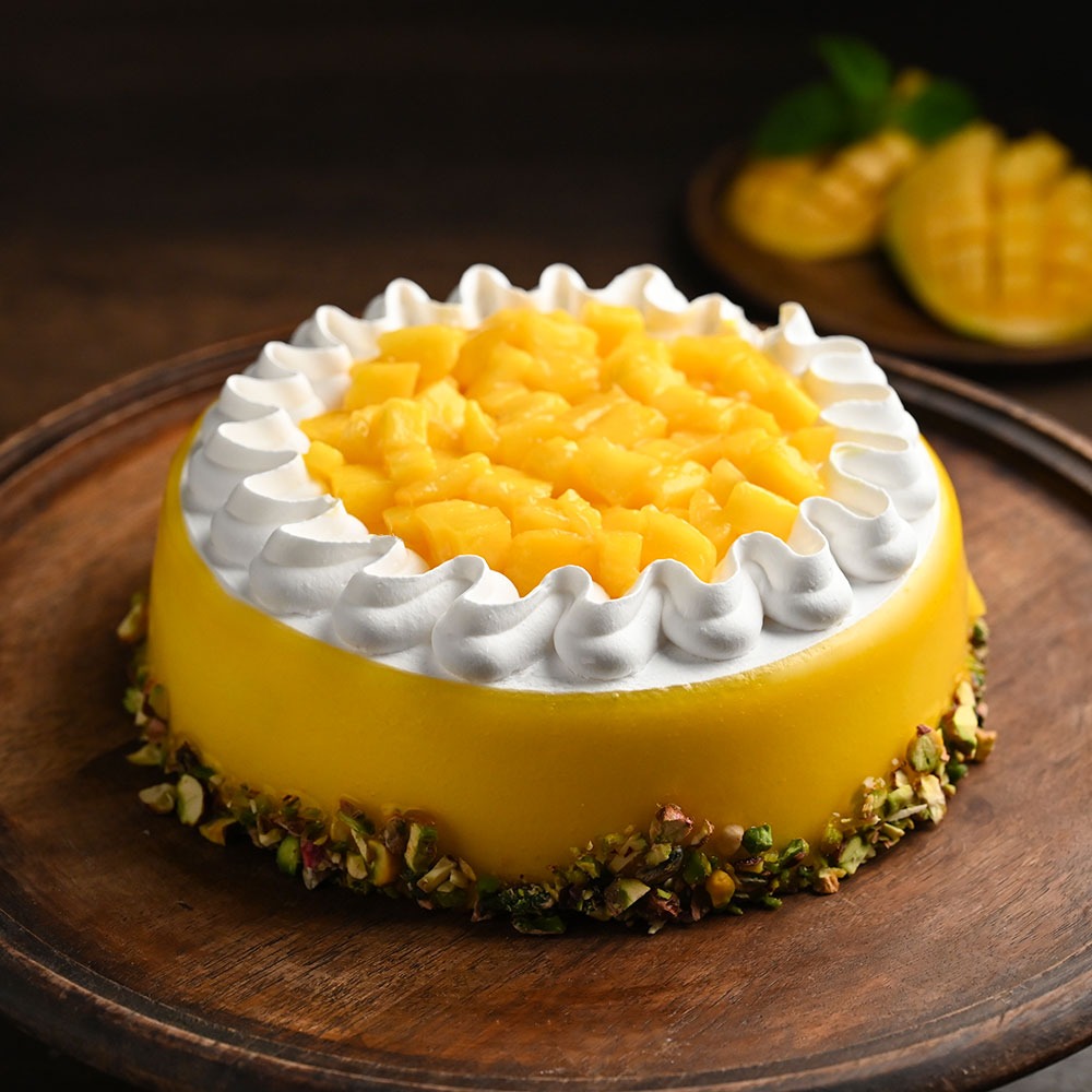 mango cream cake