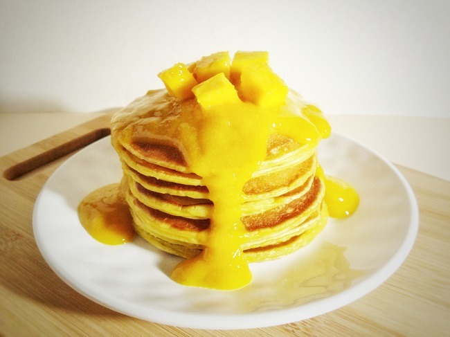 mango pancake