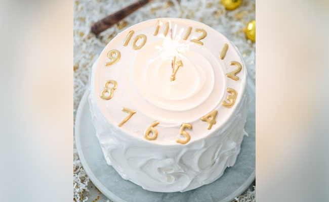 Wishes for New Year Cake Decoration
