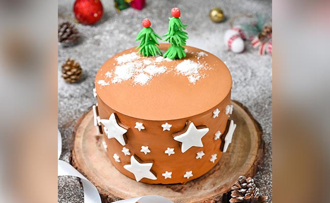 Choco Star Christmas Cake