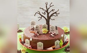 The Haunted Graveyard Cake