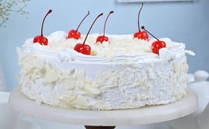 White Forest Love Cake