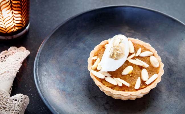 Badam Halwa Tart