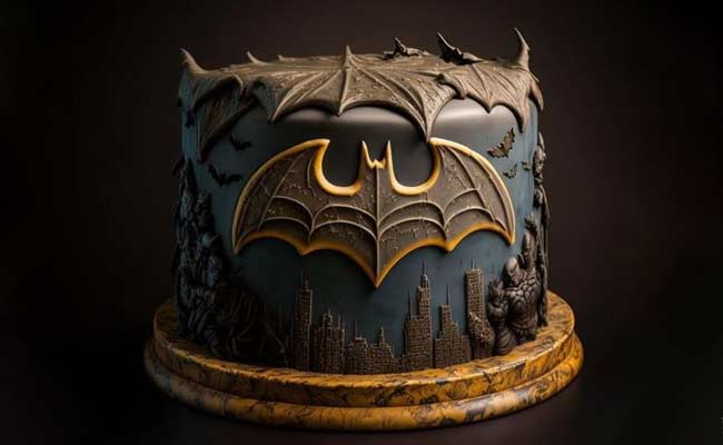 Superhero cake