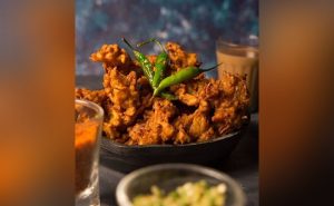 Onion Pakoras or Fritters