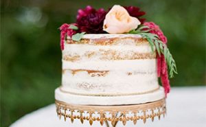 Rustic Romance - Naked Wedding Cake