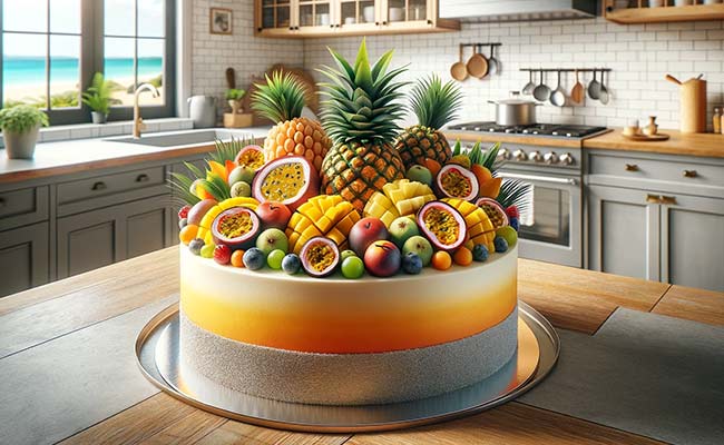 tropical paradise cake