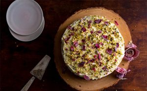 Rose and Cardamom Cake