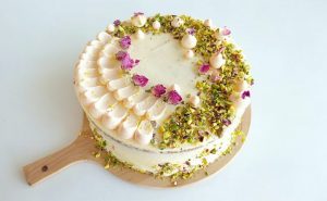 Rose and Pistachio Cake