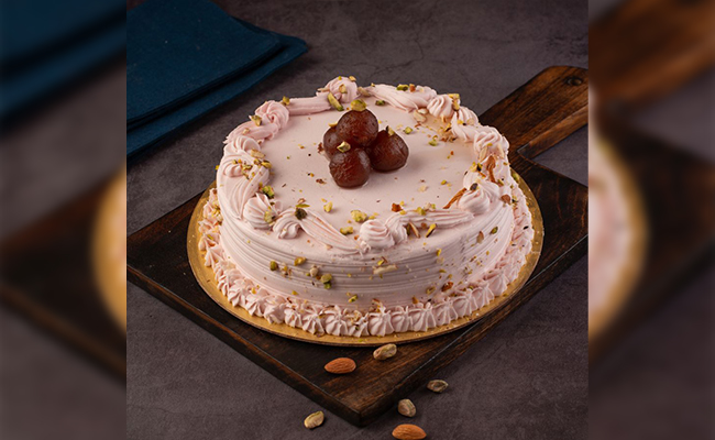 Gulab Jamun Cake