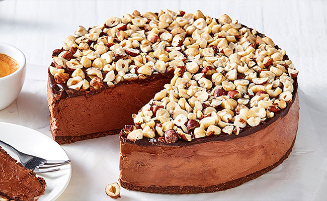 No-Bake Chocolate Hazelnut Cheesecake