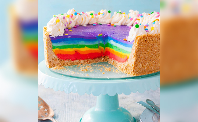 Rainbow Cheesecake