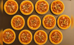 Gajar Halwa Crumble Tart