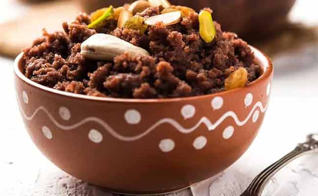 Baked Ragi Halwa