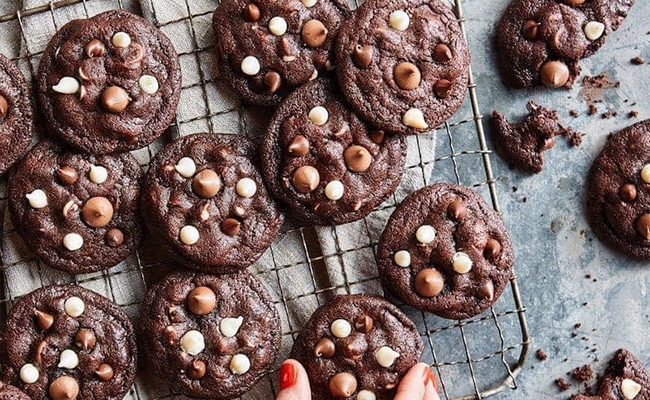 Triple Chocolate Chip Cookie