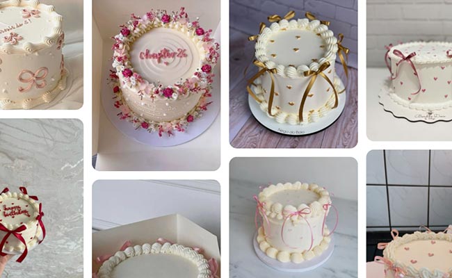 rising popularity of bow cake designs