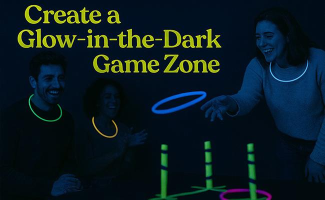 Create a Glow-in-the-Dark Game Zone