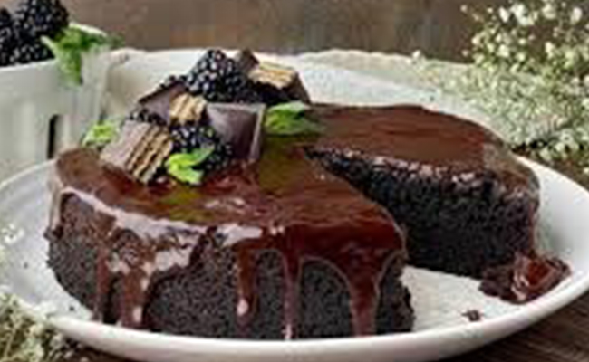 Chocolate Ganache Statement Cake