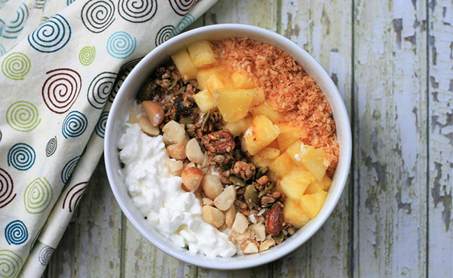 Cottage Cheese Dessert Bowl