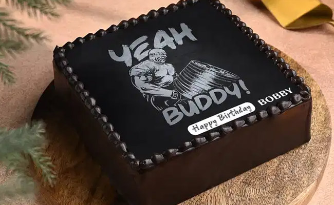 Photo Cake for Gym Lover