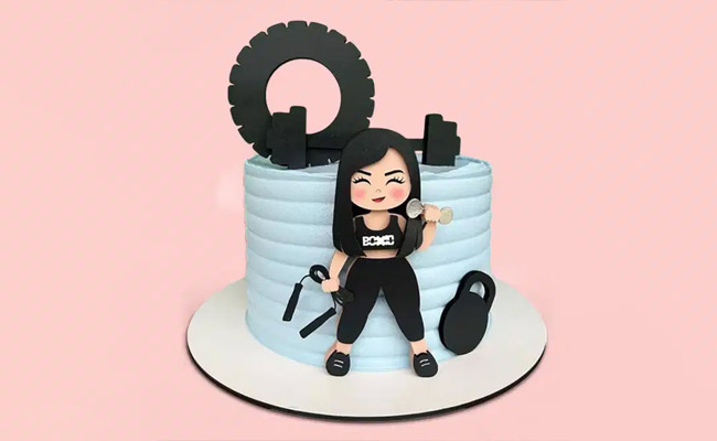 Ultimate Gym Girl Cake