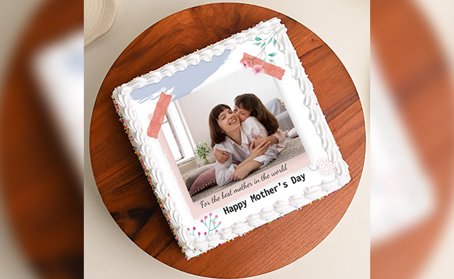 photo memory cake