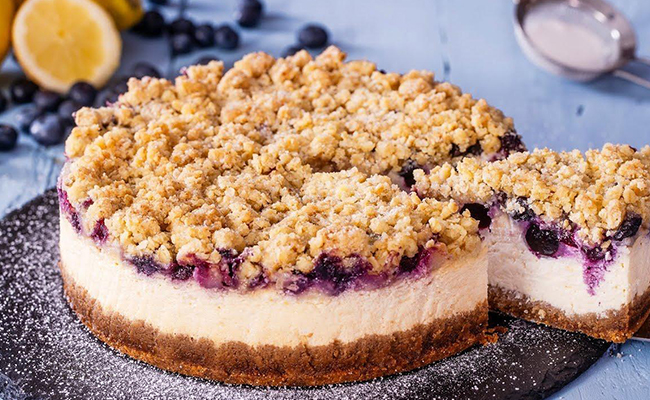 blueberry cheesecake