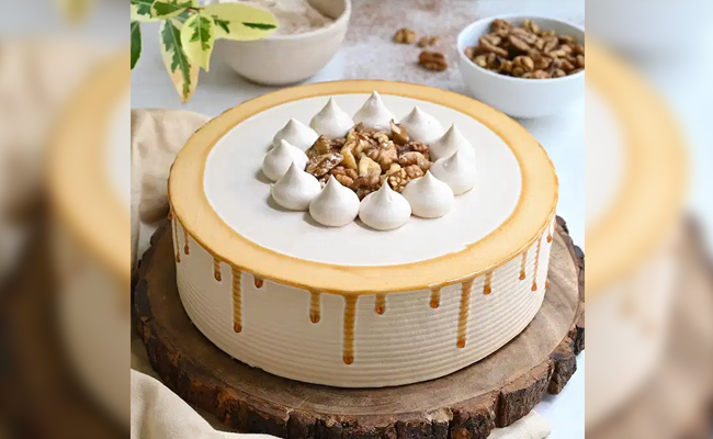 coffee walnut cake