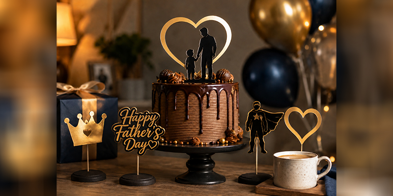 fathers day cake topper ideas