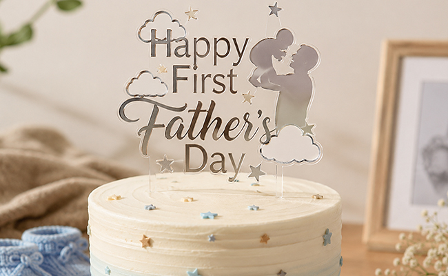 first father's day topper