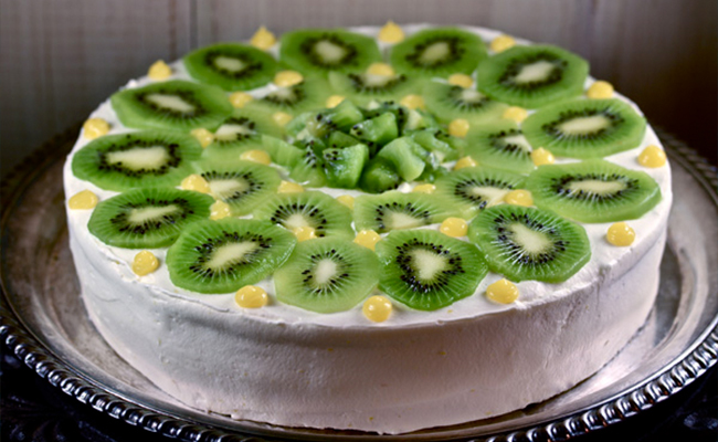 kiwi and lime cake