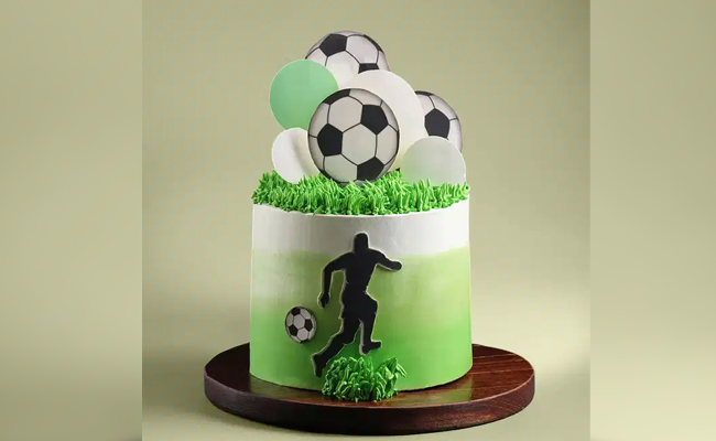 sports theme cake