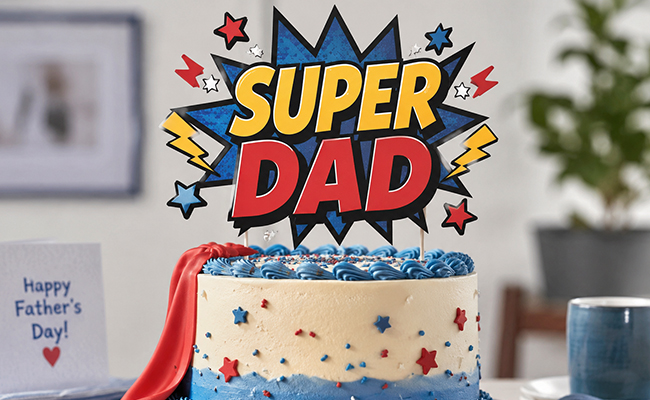 Super Dad Topper
