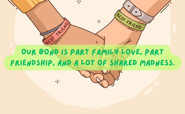 friendship day captions for your family-cum-friends