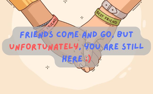 savage and sarcastic friendship day captions