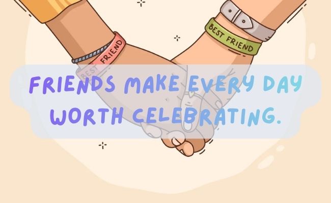 short and long friendship day captions
