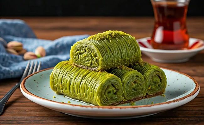 fıstıklı sarma
