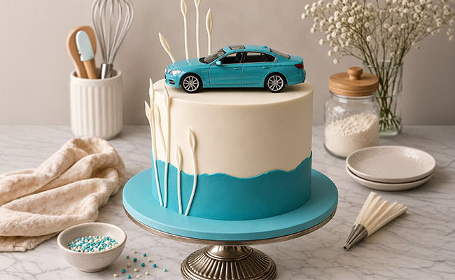 car-themed-cake