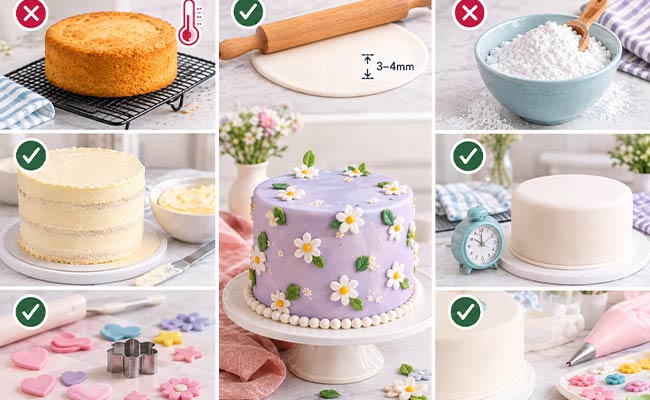 common fondant cake mistakes to avoid